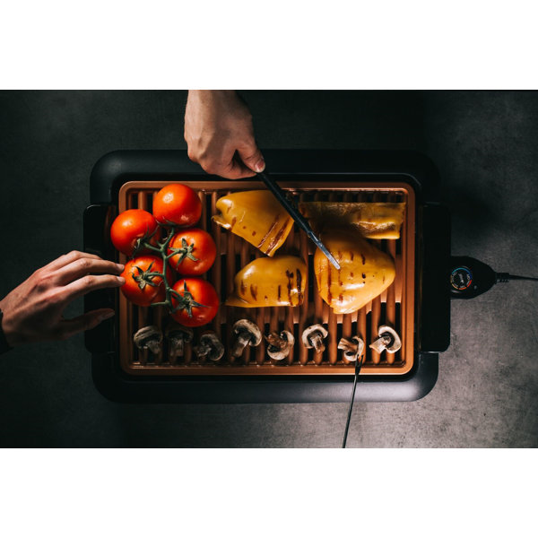 Gotham Steel Indoor Smokeless Electric Grill & Reviews Wayfair